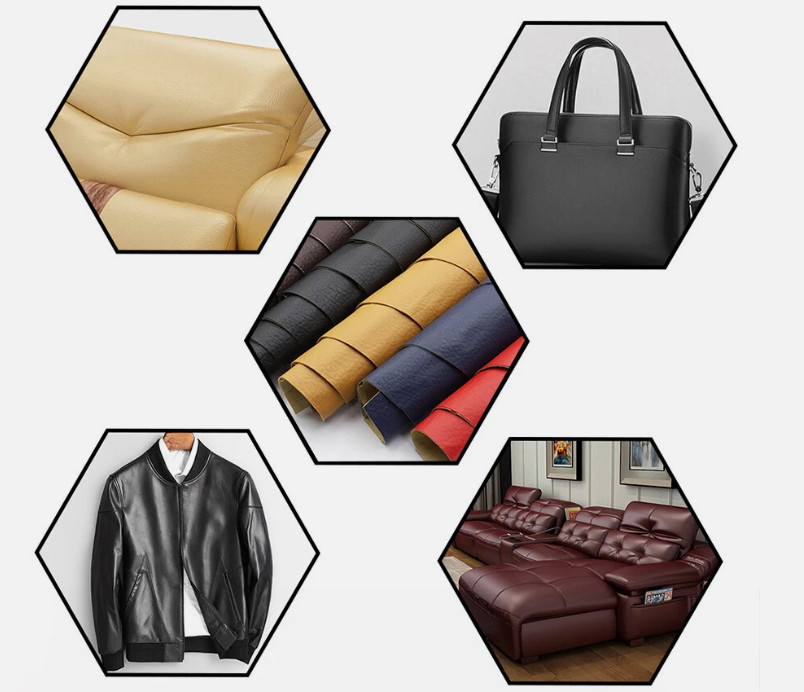 Self Adhesive Vinyl Faux Leather Fabric Repair Patch Kit for Car seat Sofas