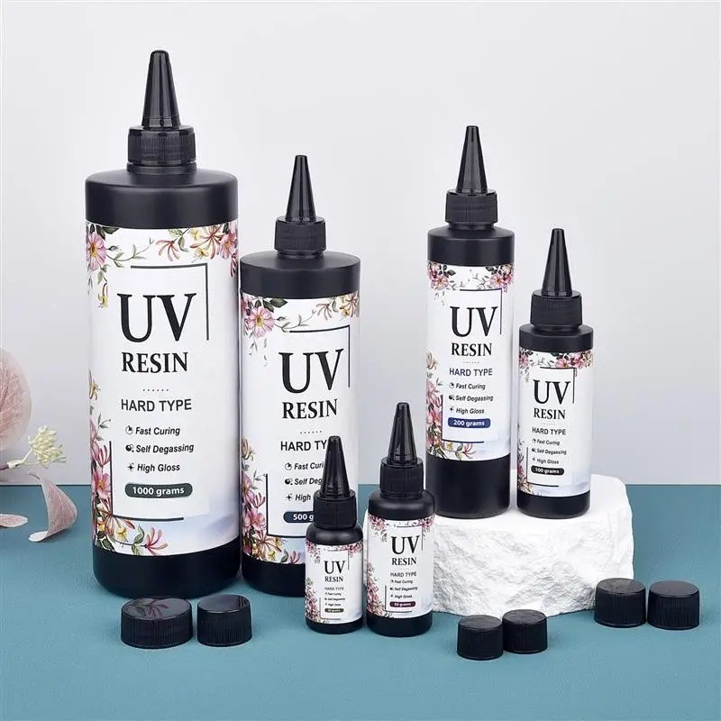 UV Resin Crystal Clear Hard Glue Ultraviolet Curing Epoxy For DIY Handmade