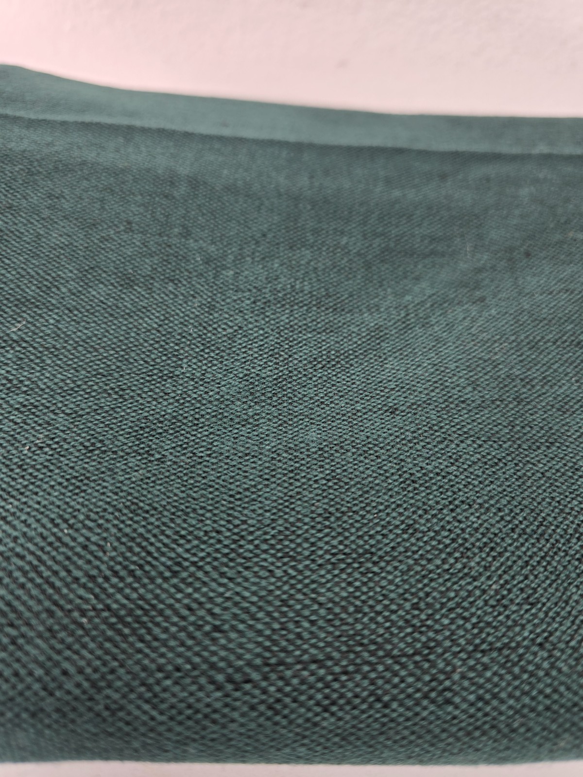 Dark Green Wool Blend Fabric Remnant 23″ Wide x 3.2 Yards Medium Weight