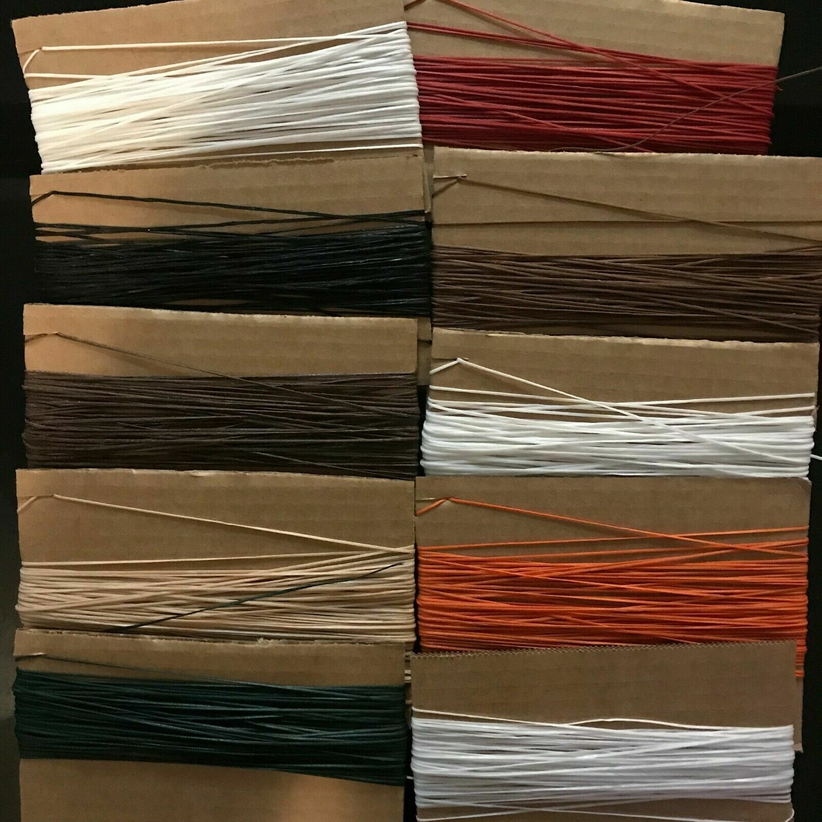 Ritza 25 Tiger Thread 1.4mm Wax Braided Polyester Leather Hand Sewing 50m/164ft