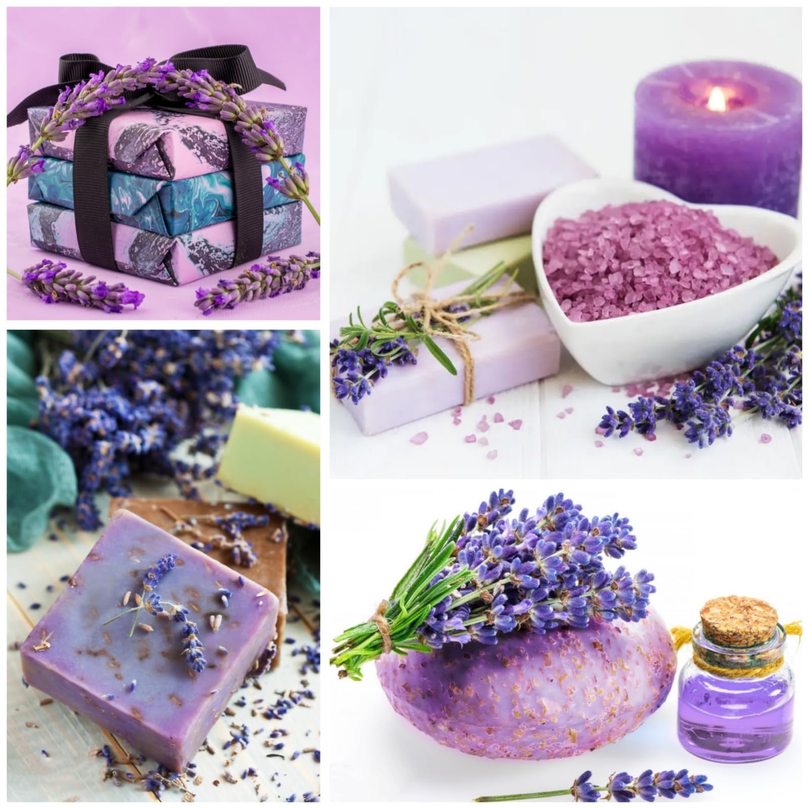 Dried Lavender Flowers 7oz (200g), Aromatic Lavender Buds for Bath Soaks DIY …