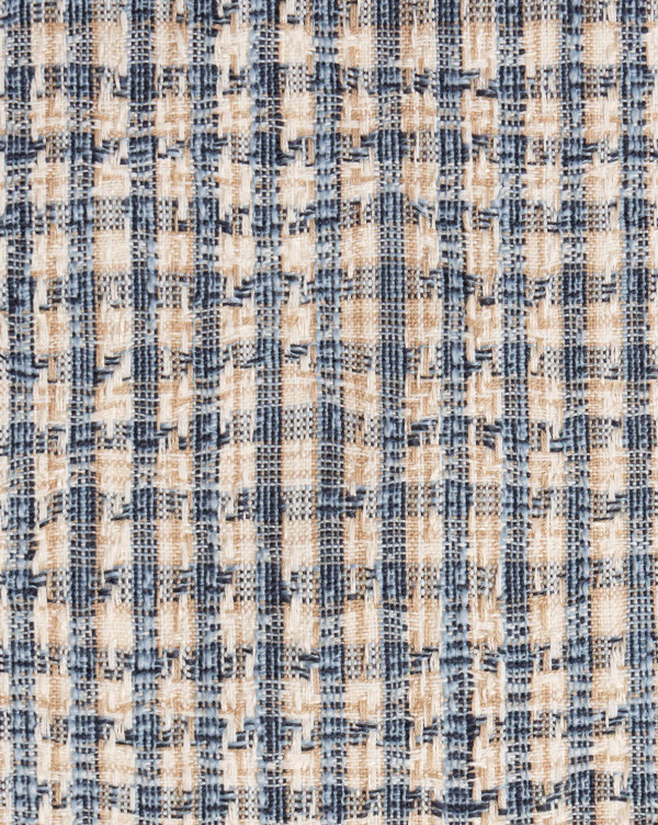 Rebecca Atwood INDOOR OUTDOOR Performance Uphol Fabric- Mini Check / Blue 8 yds