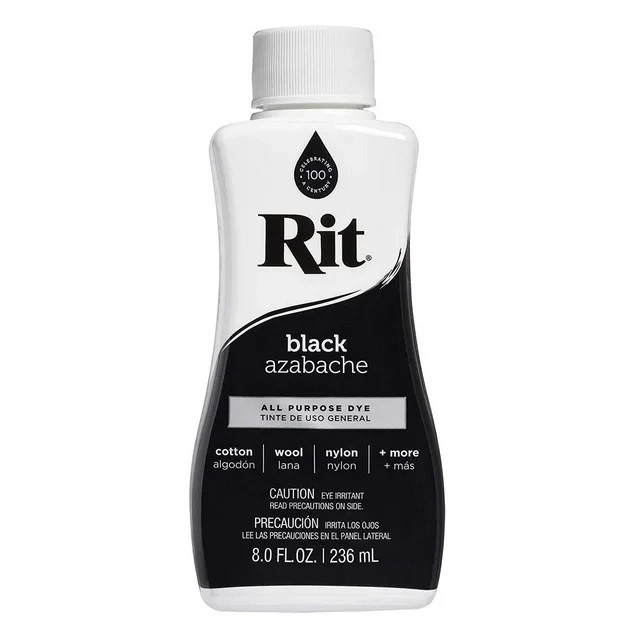 (2 Pack) Rit All Purpose Liquid Dye Black 8 fl oz – Premium Quality
