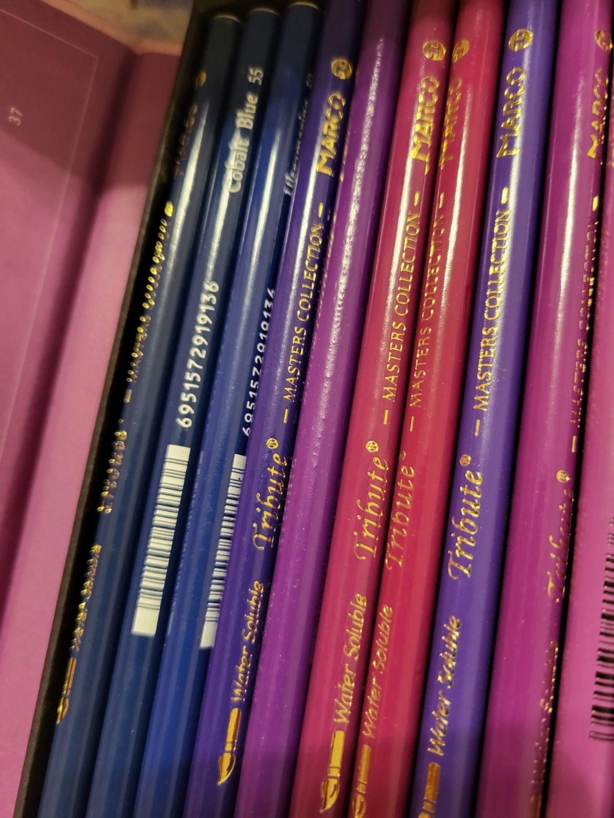 Marco Tribute Masters Collection Watercolor Pencils -60 Color Set – Professional