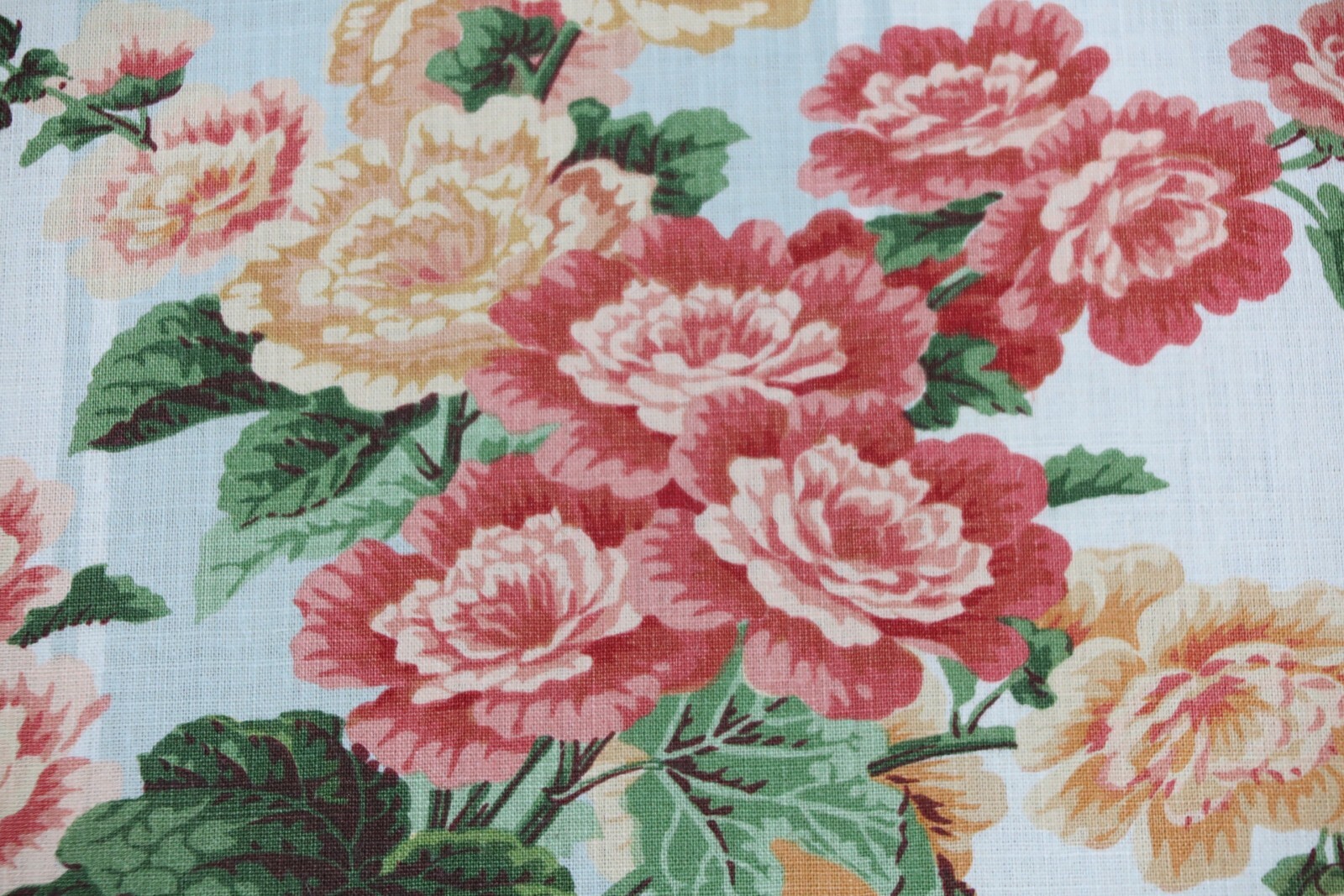 LEE JOFA CURTAIN FABRIC DESIGN “Lavinia” 8.9 METRES AQUA 100% LINEN