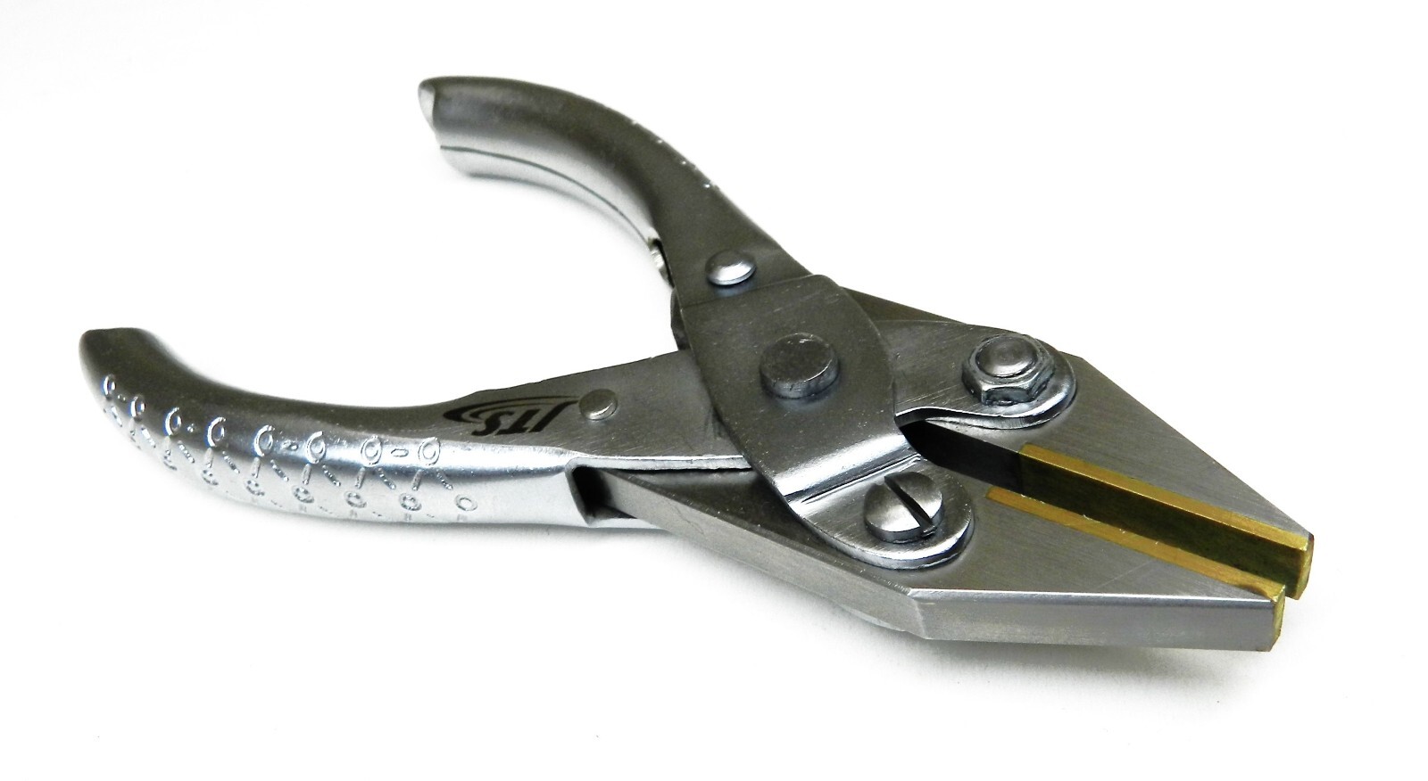 Brass Jaw Parallel Flat Nose Pliers 125mm Non Marring Jaws for Jewelry Crafts