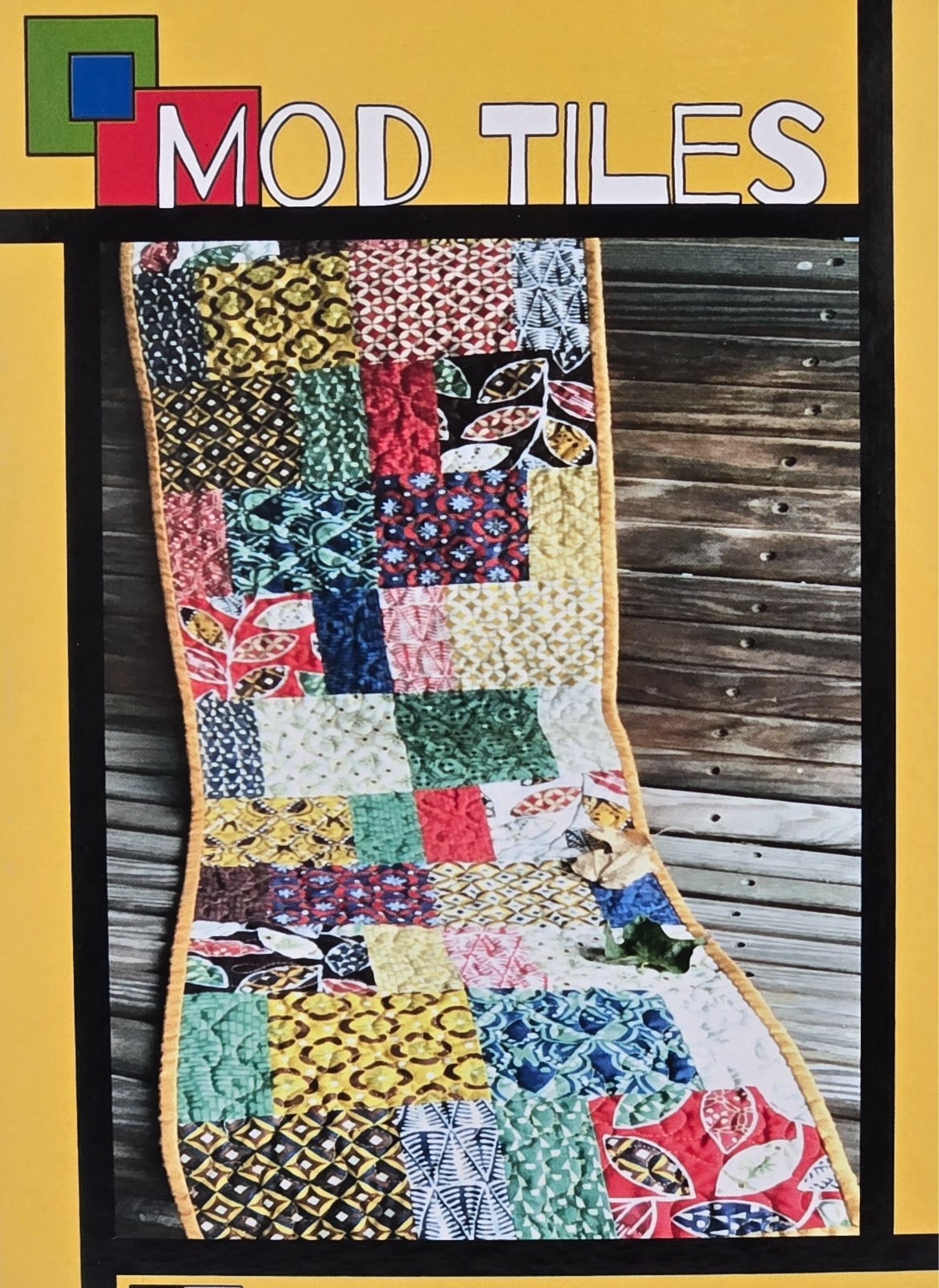 MOD TILES Table Runner Pattern by Tricia Lynn Maloney for Villa Rosa Designs