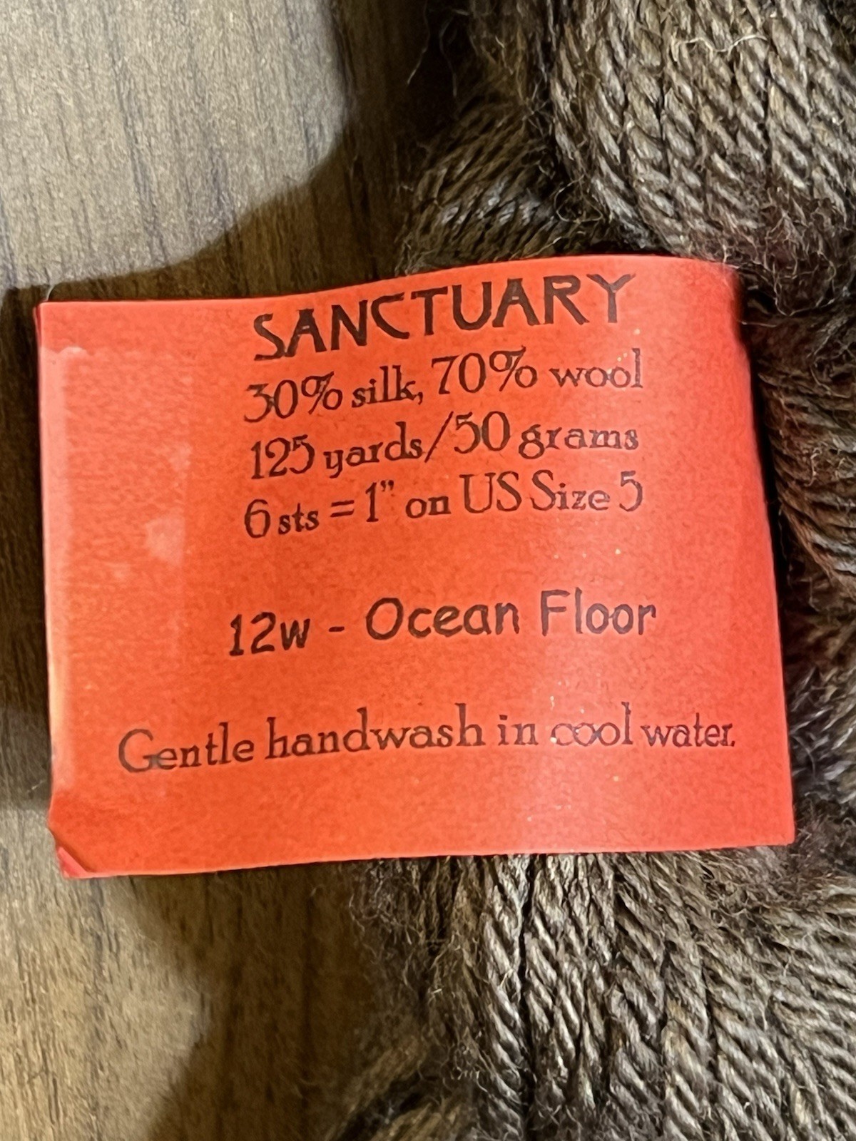 Alchemy Sanctuary Yarn Sanctuary Ocean Silk Wool 50gr 125yds ea. Set of 2