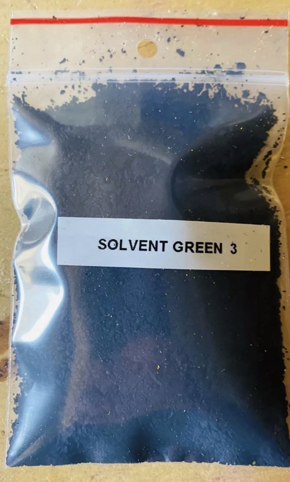 Solvent Green 3 Dye Powder 100 Gram In Sturdy Plastic Jar for candles and smoke