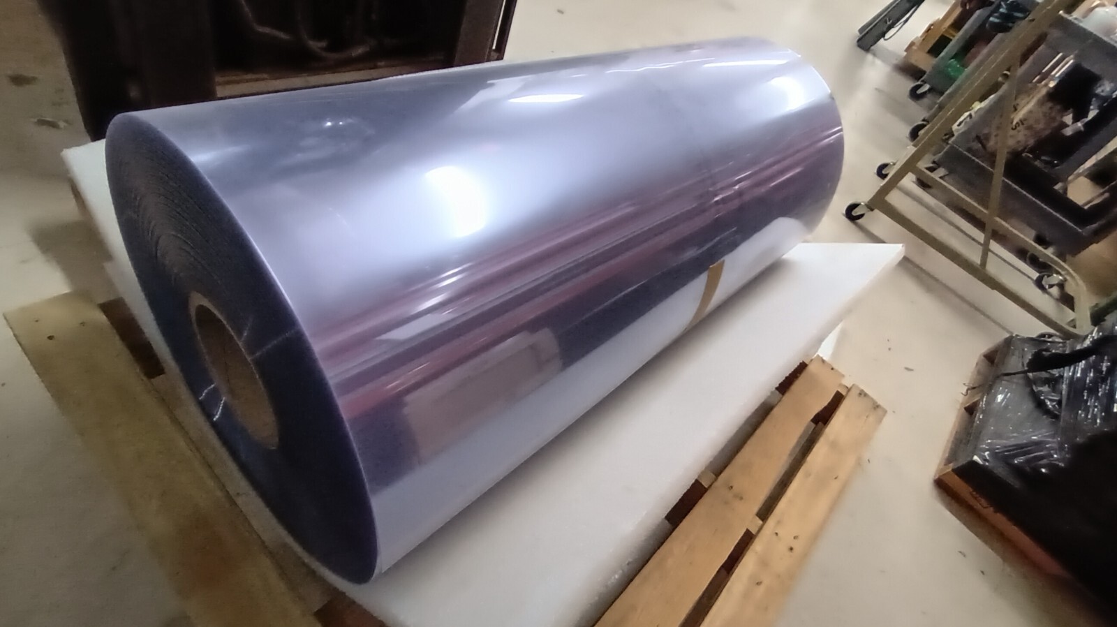 Clear Polycarbonate Roll for Face Shields Plastic Large 48.5 wide 750 feet long