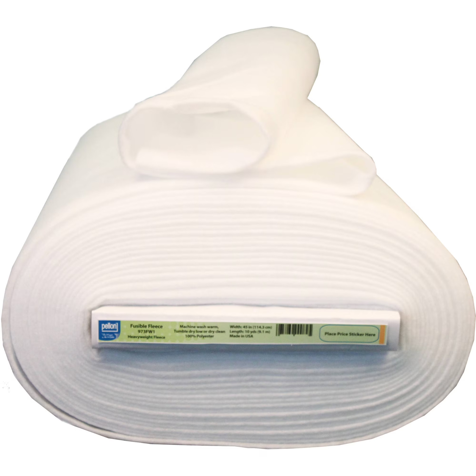 Pellon 973F Fleece Fabric, White 45″ x 10 Yards by the Bolt