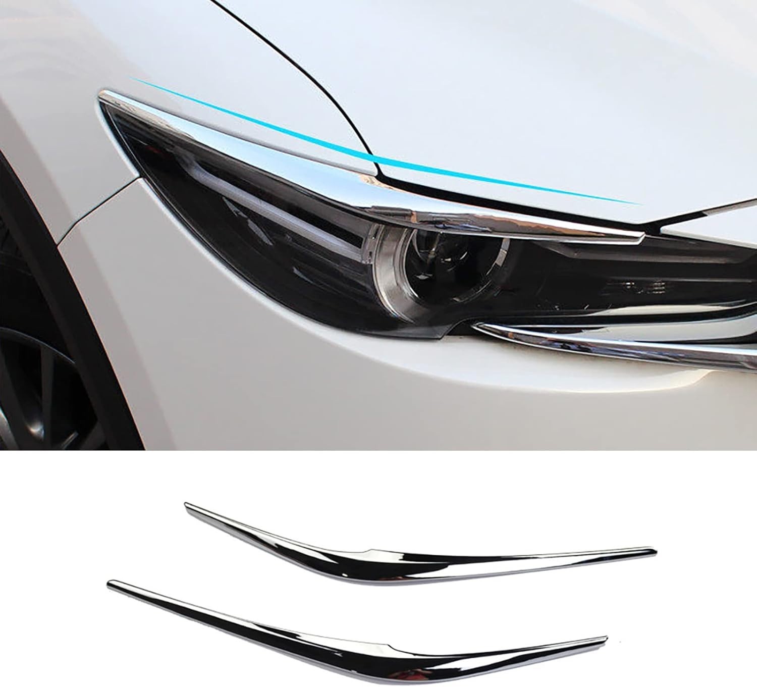 Car Accessories Fit for Mazda CX-5 CX5 2018-2023 2024 2025 Exterior Front Hea…