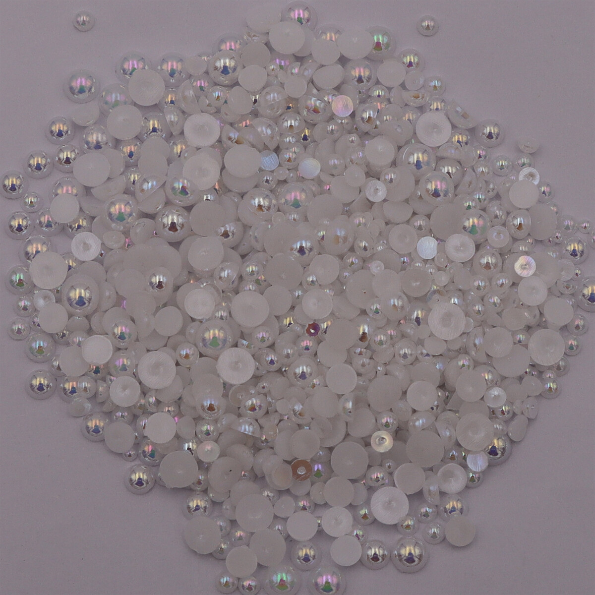 ABS Imitation Pearls Half Round Flat back Acrylic Beads DIY For Jewelry Making