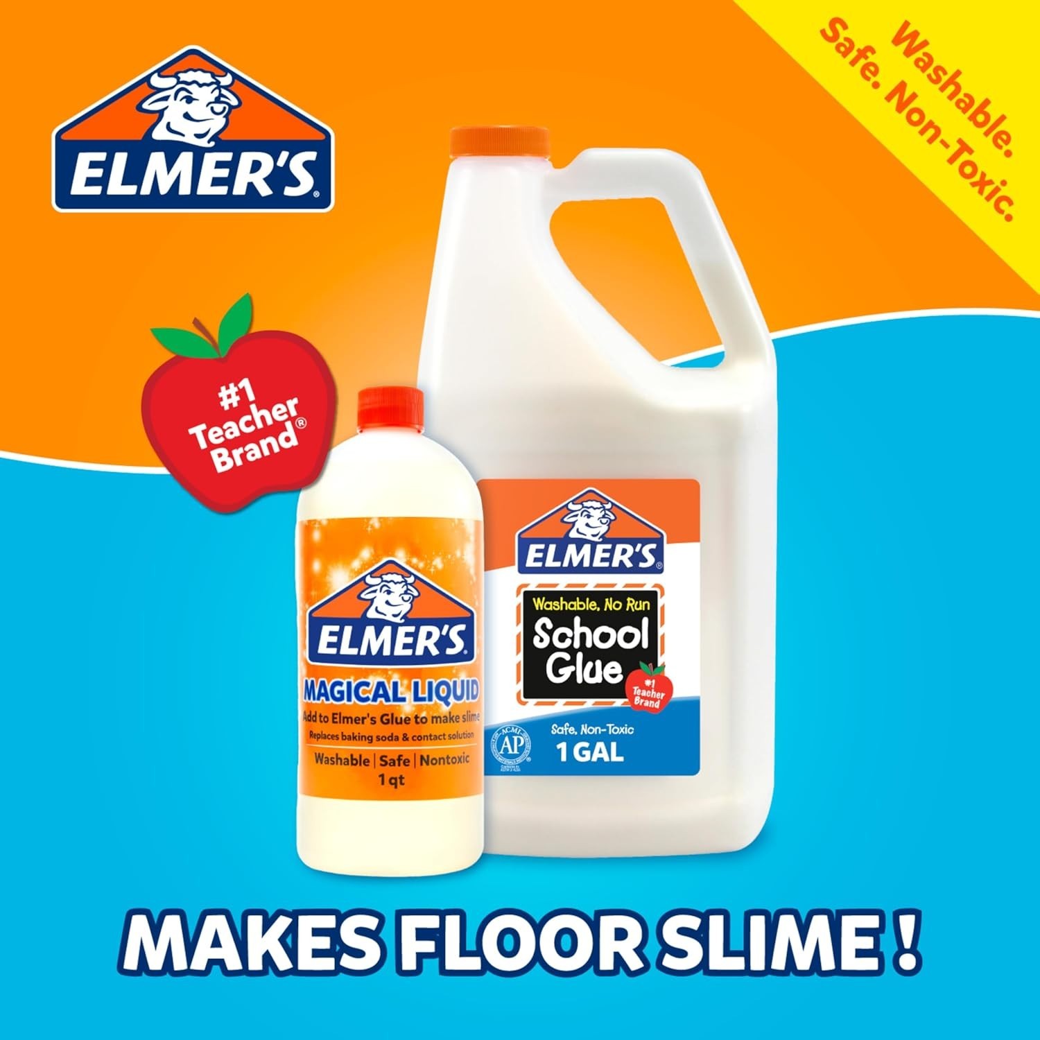 Elmer’s E1326 Glue-All White Glue Repositionable 1-Gallon