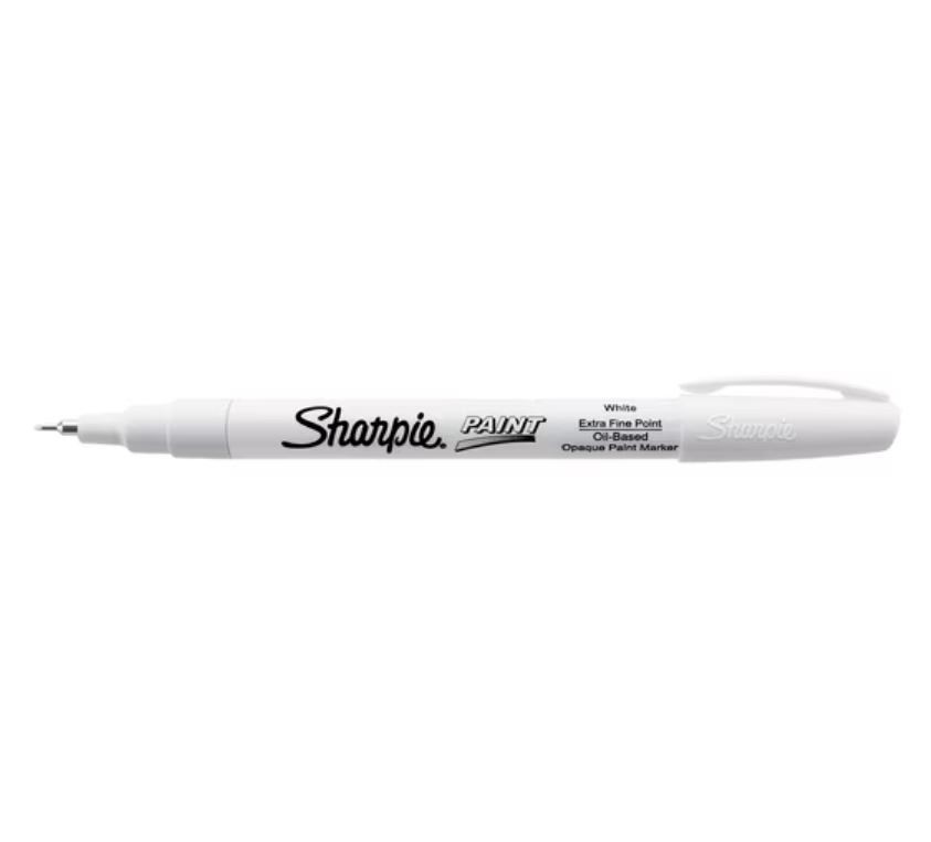 Sharpie Oil-Based Paint Marker, Extra Fine Point, White, 1 Count