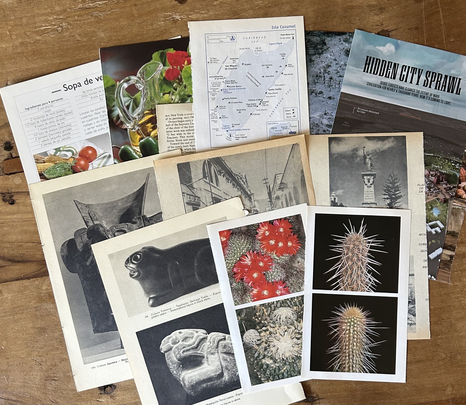 Viaje Mexicano Vintage Paper Pack #2 – 25PGS – Art History & Culture of Mexico