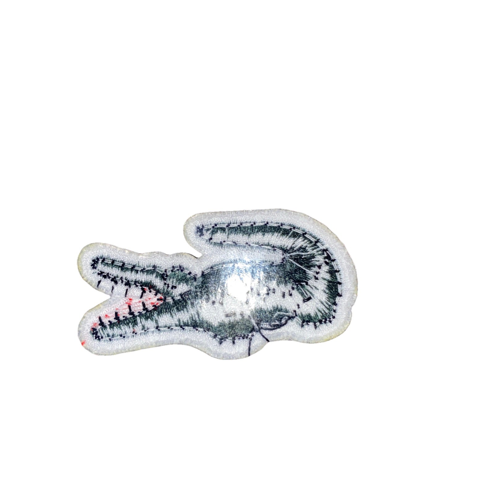 Lacoste Alligator Patches | Embroidered Logo – Iron/Sew On | 4 Pack Green