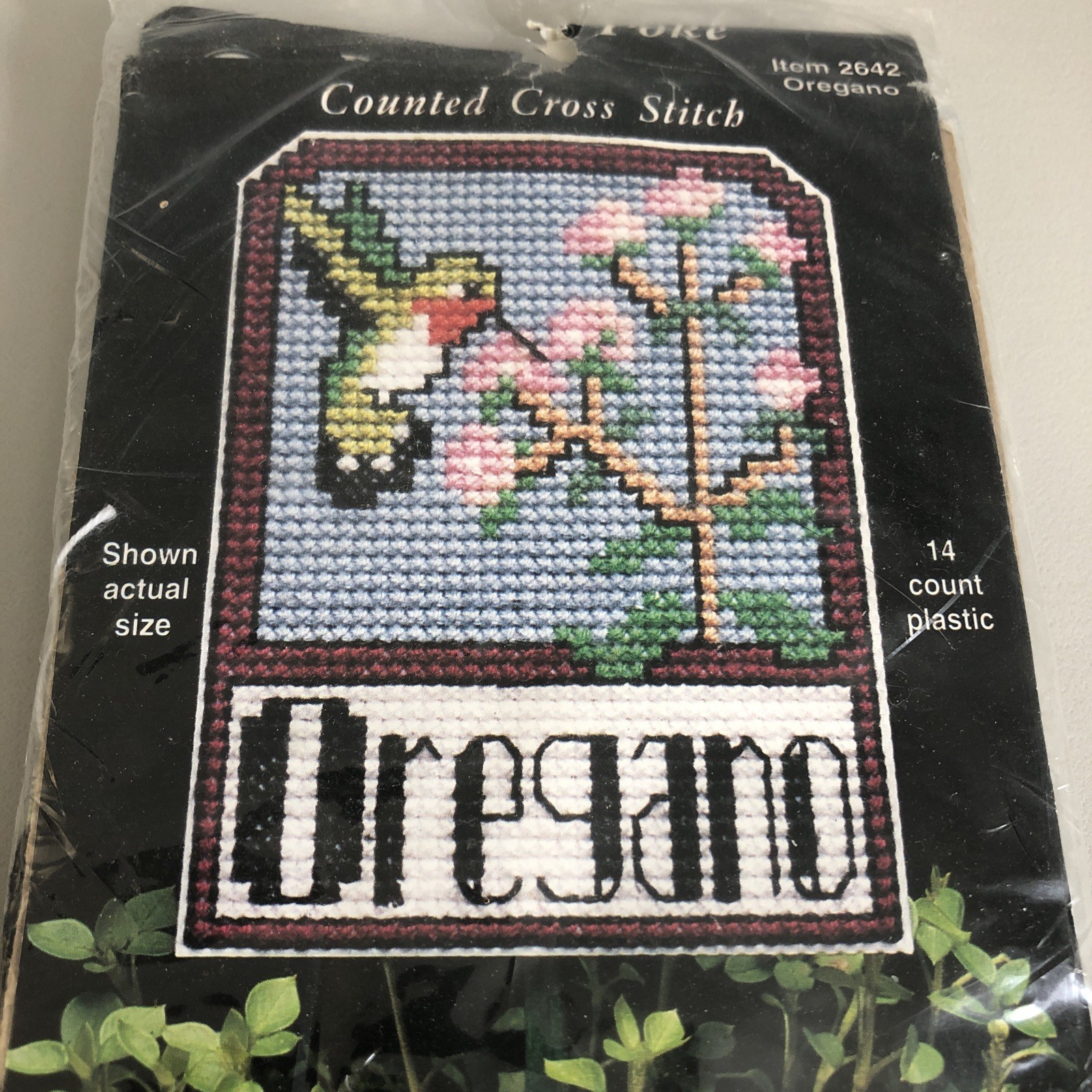 Oregano Plant Poke Item# 2642 Cross Stitch Kit NMI NOS