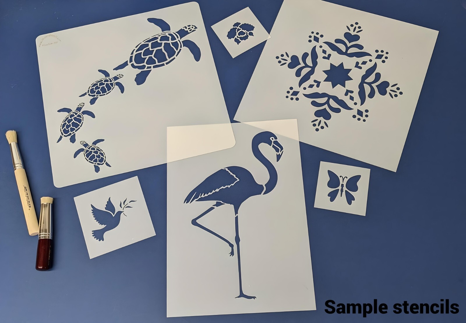 OAK LEAF AND ACORN 2 STENCIL – Trees Nuts Leaves Cones – The Artful Stencil