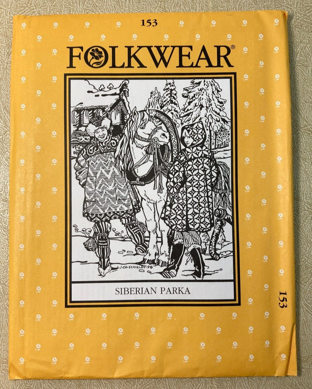 Folkwear Sewing Pattern #153 Serbian Parka Unisex X Small-X Large UC FF
