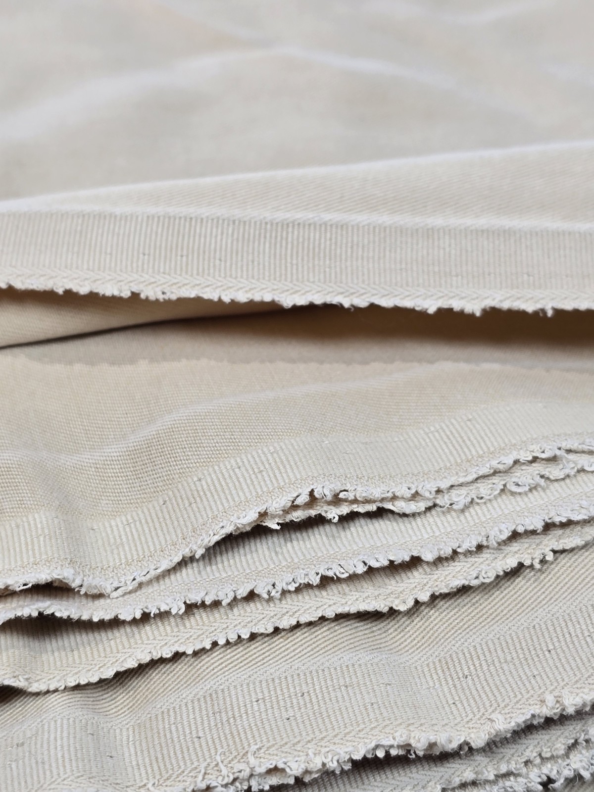 Tencel Twill Fabric Remnant Beige 60″ Wide x 3.5 Yards Apparel Sewing Craft