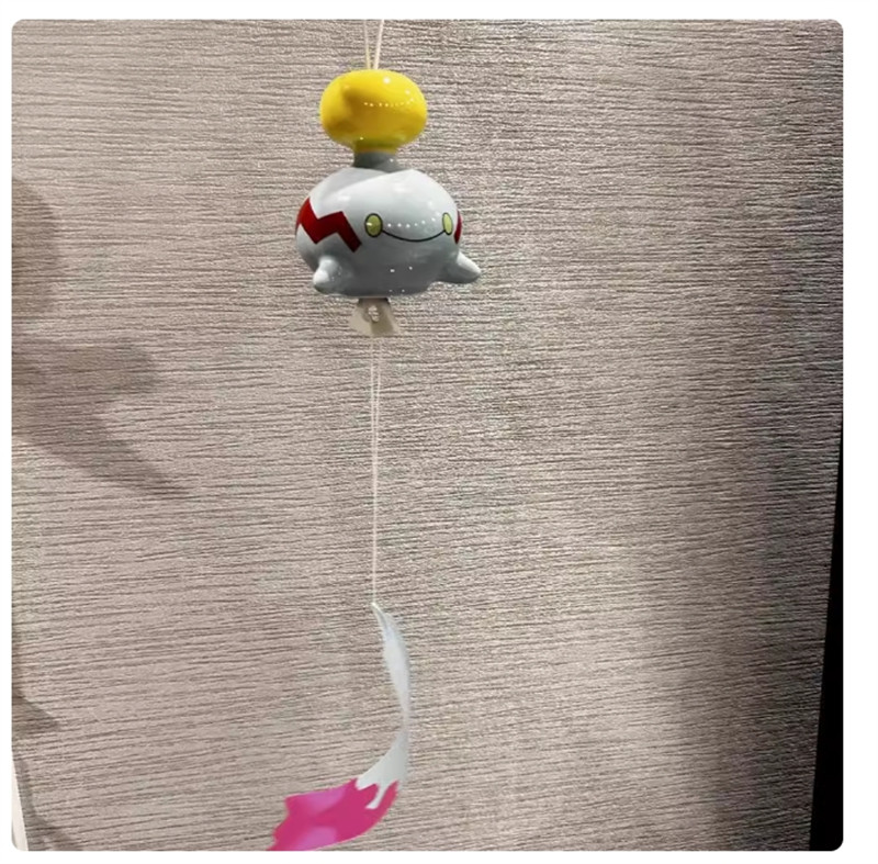 Pokémon Chimecho Blue Ceramic Wind Chime – Japan – Unisex Home Decoration