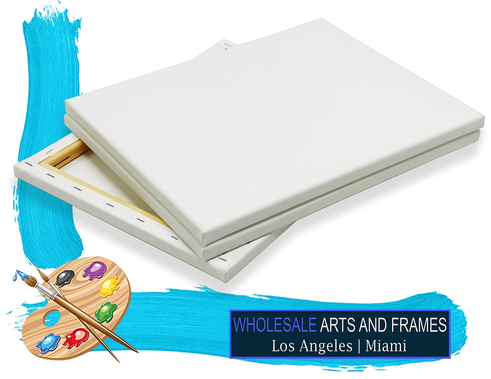 3/4″ Stretched Artist Canvas 8×10 11×14 16×20 18×24 24×36 30×40 36×48 + SALE NOW
