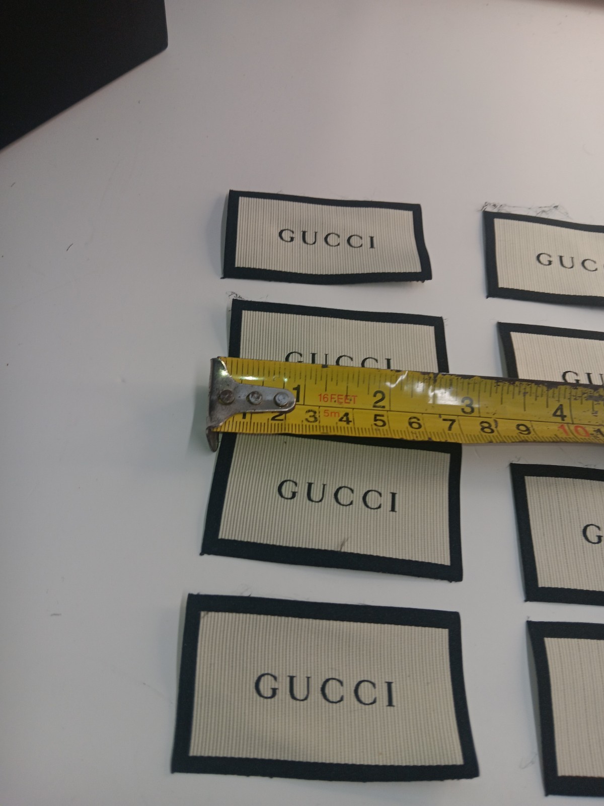 Replacement GUCCI Clothing Designer TAG LABEL Sewing LOT OF 10 FAST SHIPPING!!