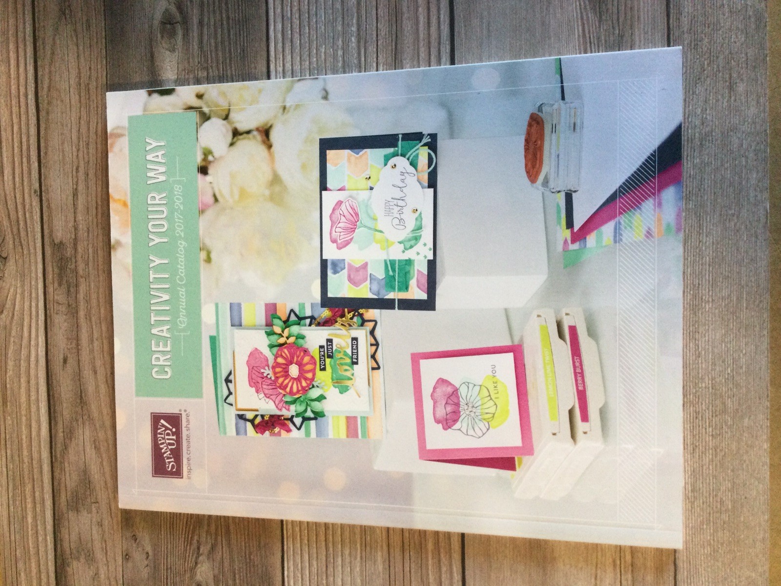 7 Stampin’ Up Idea Books Annual Catalogs Lot 2015-2023 (missing the 2020-2021)