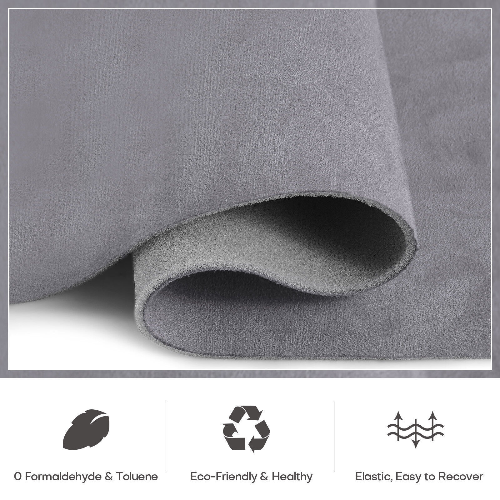 Automotive Suede Headliner Fabric with Foam Backing Car DIY Replacement 60″ W US