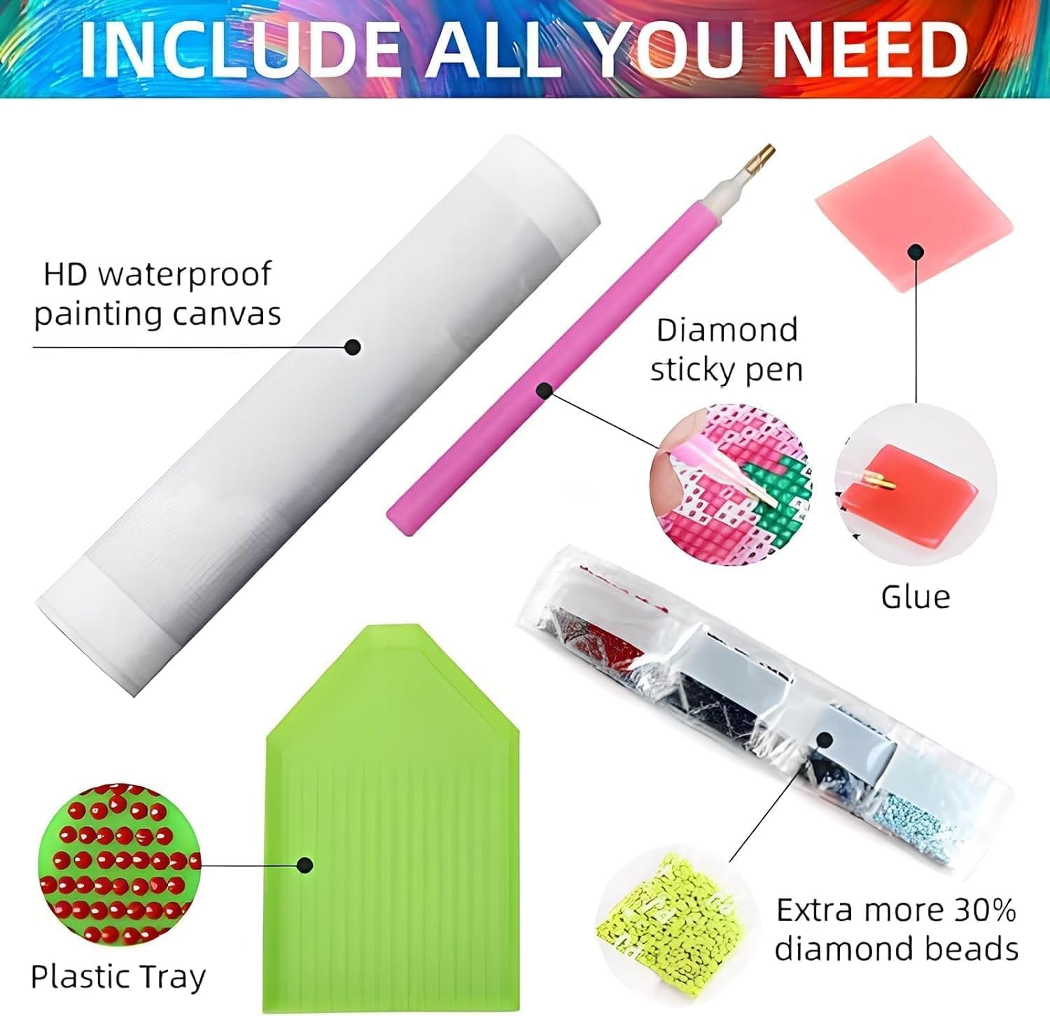 Bookshelf Diamond Art Kits for Adults,5D Skull Diamond Painting DIY Diamond A…