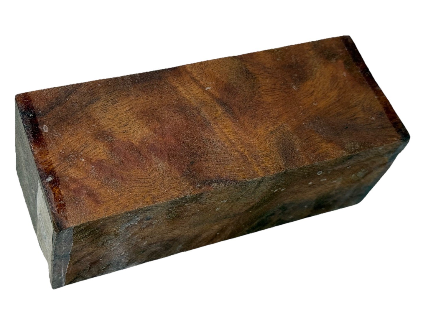 Camphor burl wood turning blank 2-1/8″ x 2-1/8″ x 5-1/2″ (e96) Dried Burl Wood