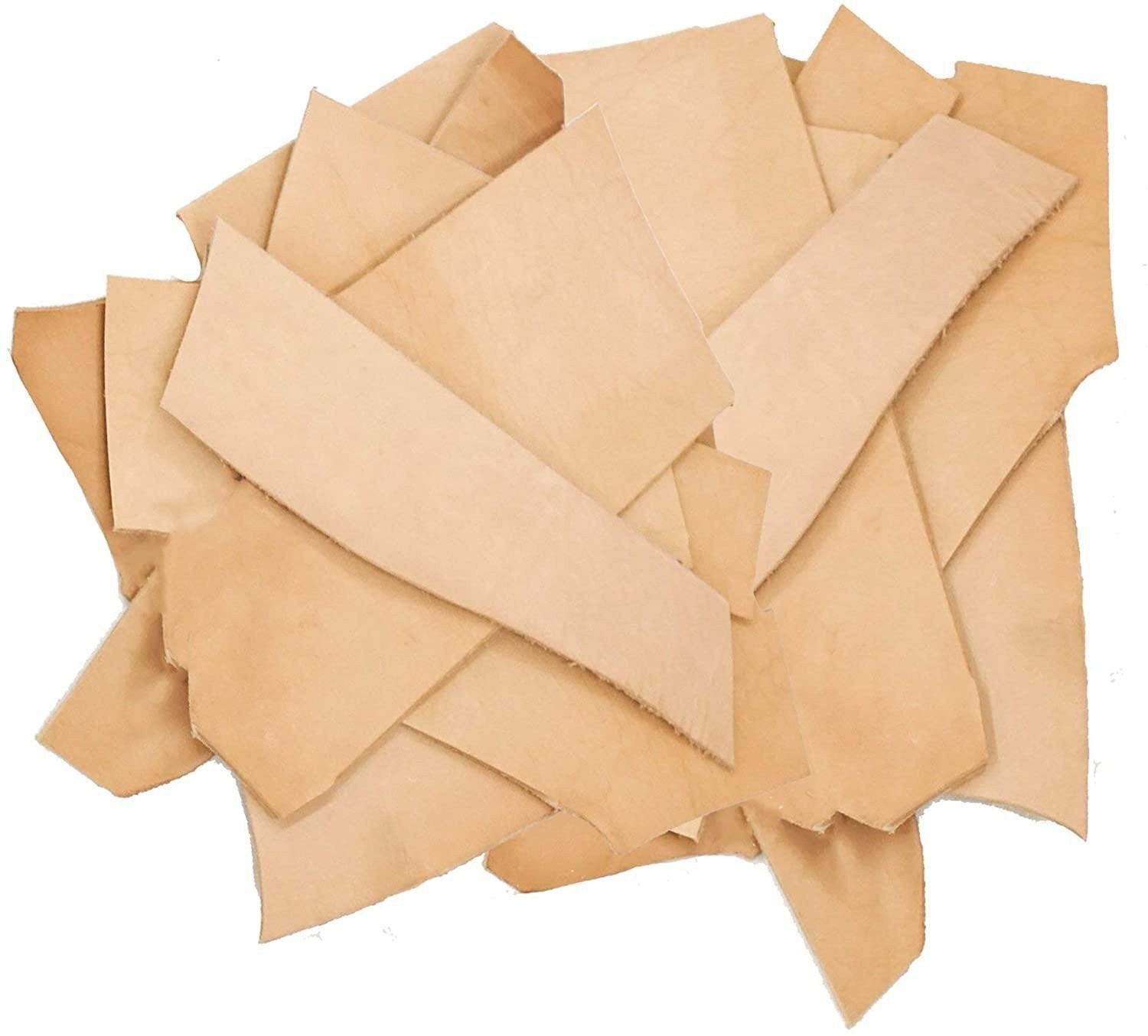 ELW Vegetable & OilTanned Leather Scraps 2-15 oz (1.4-6mm) 1-30 lb Sizes