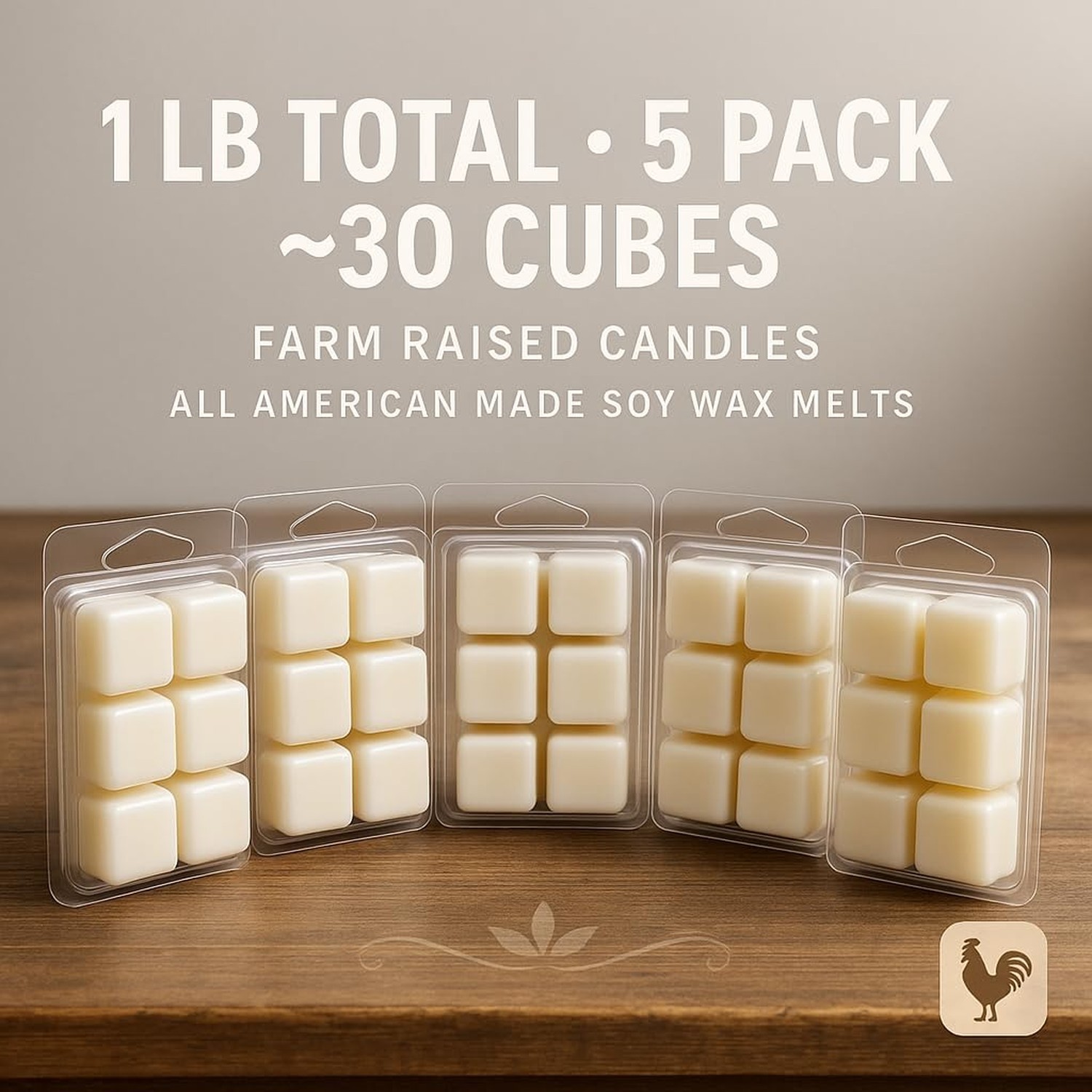 USA Grown Soy Wax Melts – Fall Spice – Bakery Variety Pack – 5 Pack, 16oz