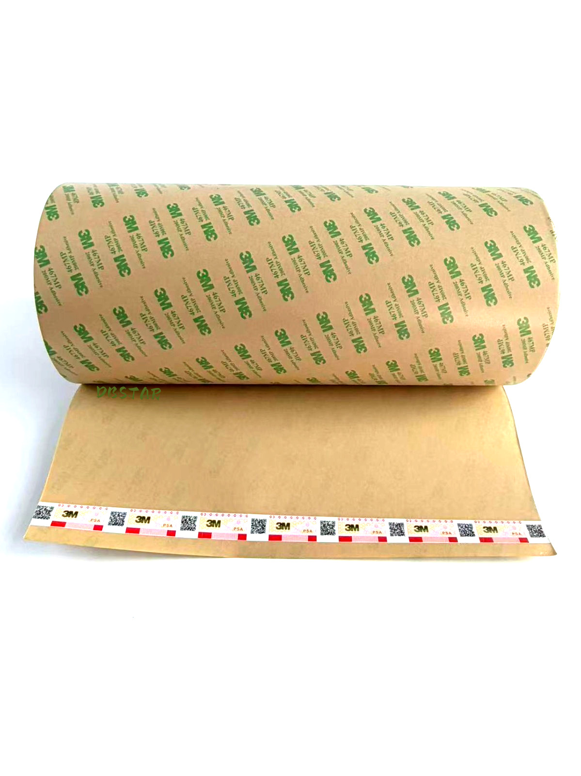 1 Roll 3M 467MP 12″x60yd 2 Mil Clear Adhesive Transfer Tape 68158 USA Seller