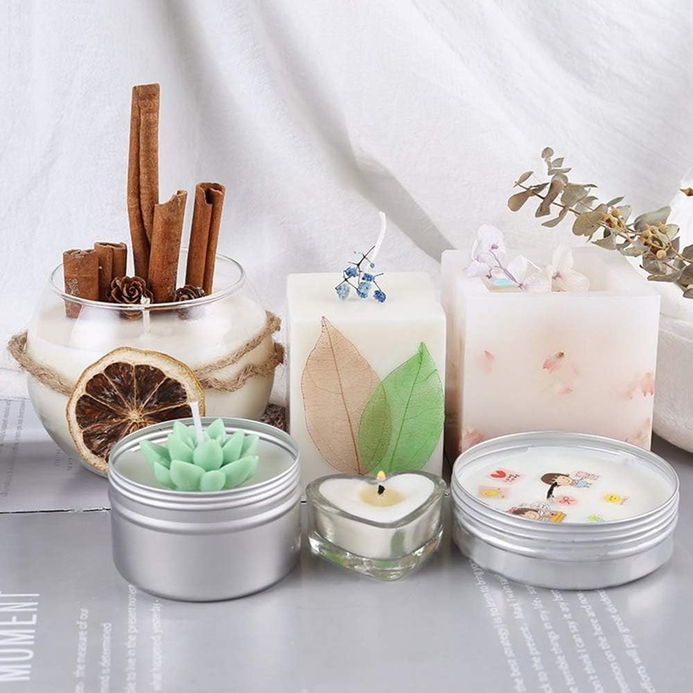 Pure White Soy Wax Flakes, 100% Natural Soy Wax Bulk for Candle Making DIY, …