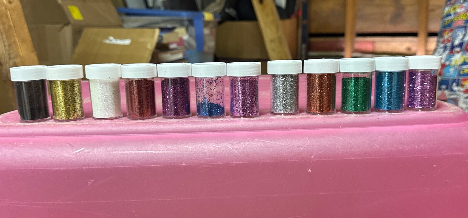Huge Lot Of Quality StarCraft Glitter For Crafts Projects comes with container