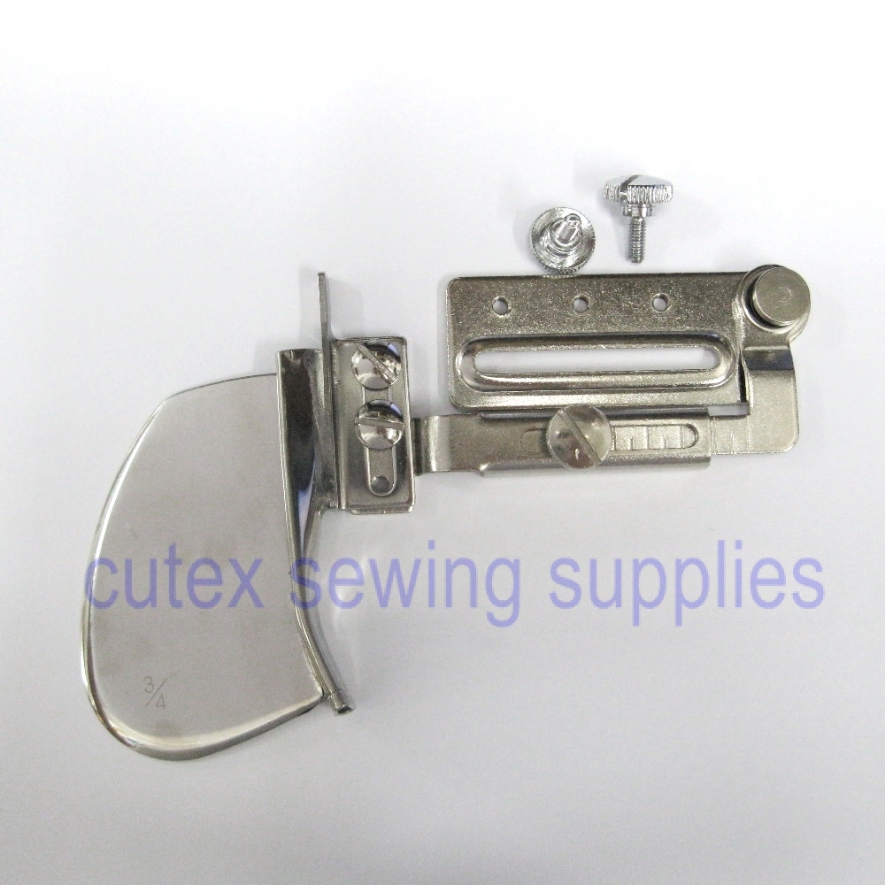 Sewing Machine Single Fold Tape Binder Binding Attachment With Swing Bracket