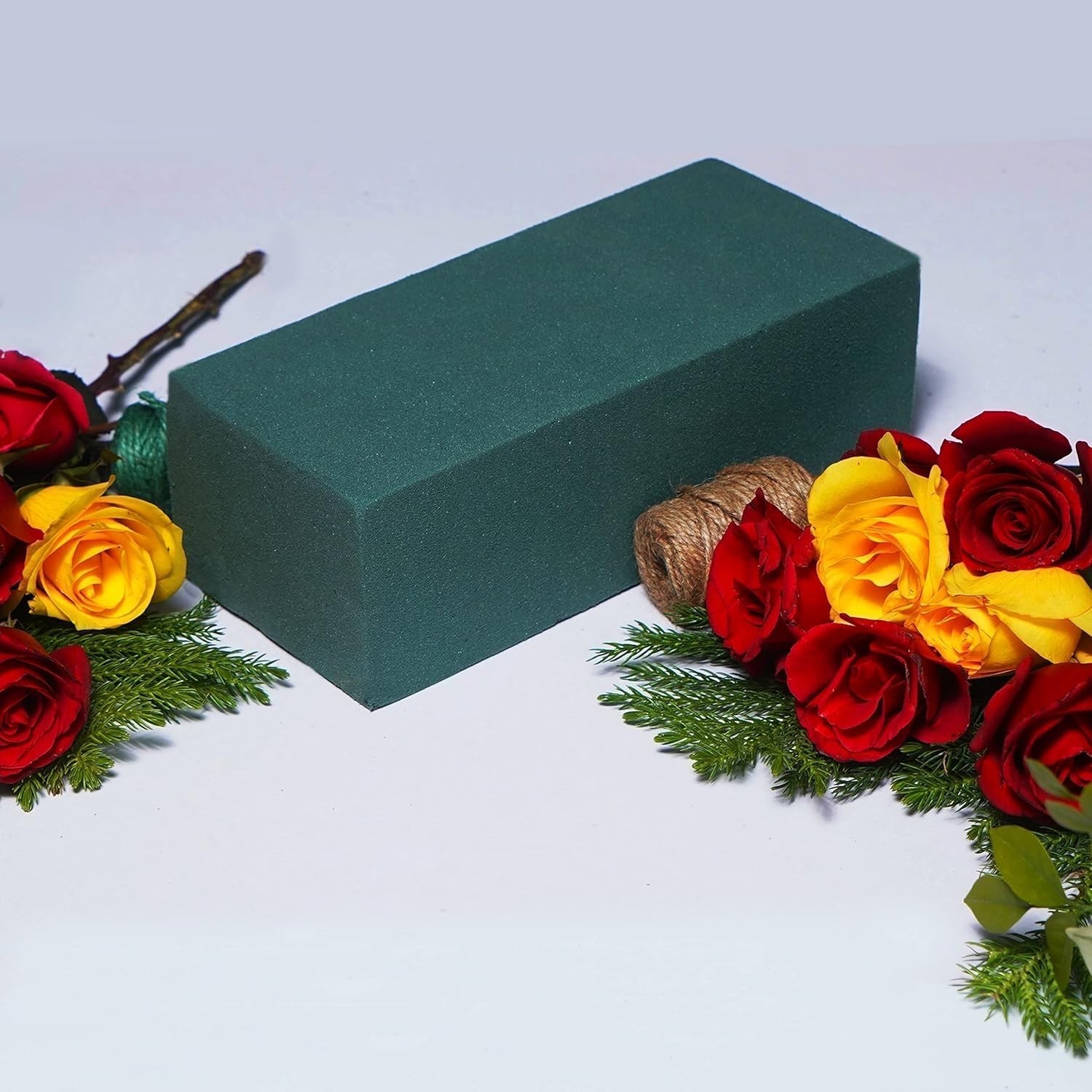 Floral Foam Blocks Set 6 Eco-Friendly Water-Absorbing Indoor Outdoor