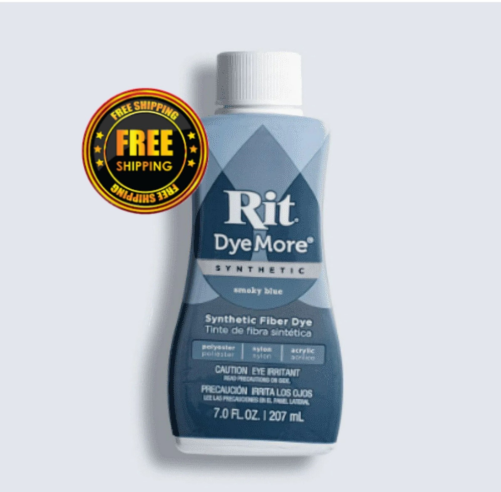 Rit DyeMore Synthetic Fabric Dye, Smoky Blue 7 fl oz