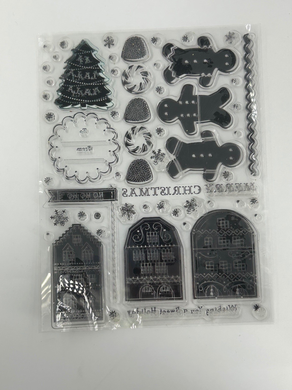 Unknown Brand Card Toppers Christmas Holiday 1 Sheet