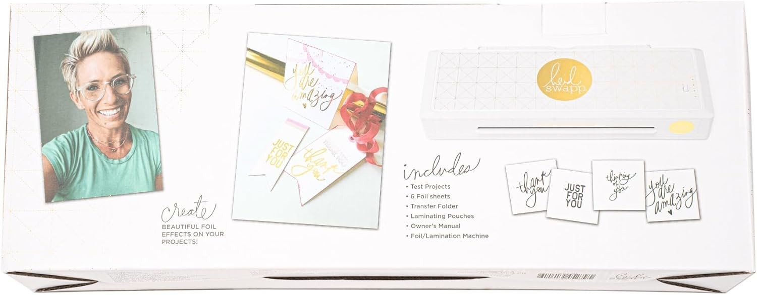 American Crafts, Heidi Swapp, Minc Wheel Foiling Machine Laminator Applicator…