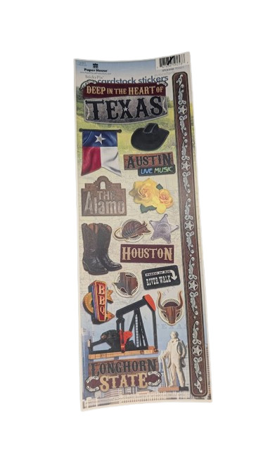 Themed Scrapbook Stickers Sheet Lot City Vacation Outdoor Travel Paper Cardstock