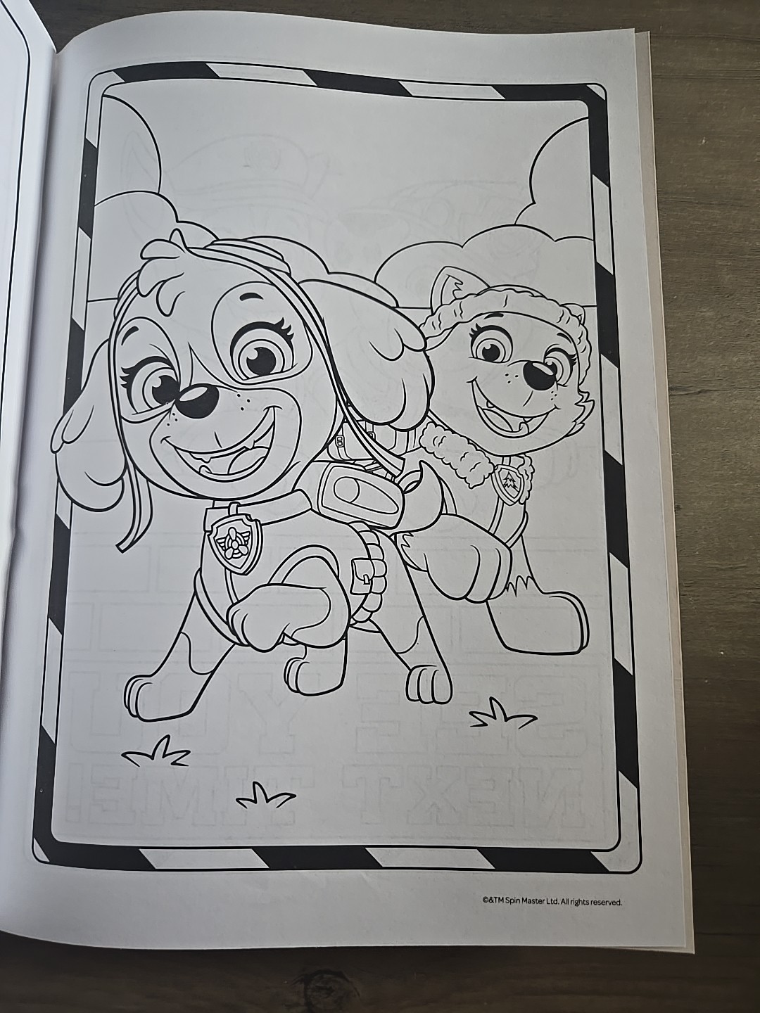 Paw Patrol coloring activity With Bonus Stencil-Brand New-SHIPS N 24 HOURS