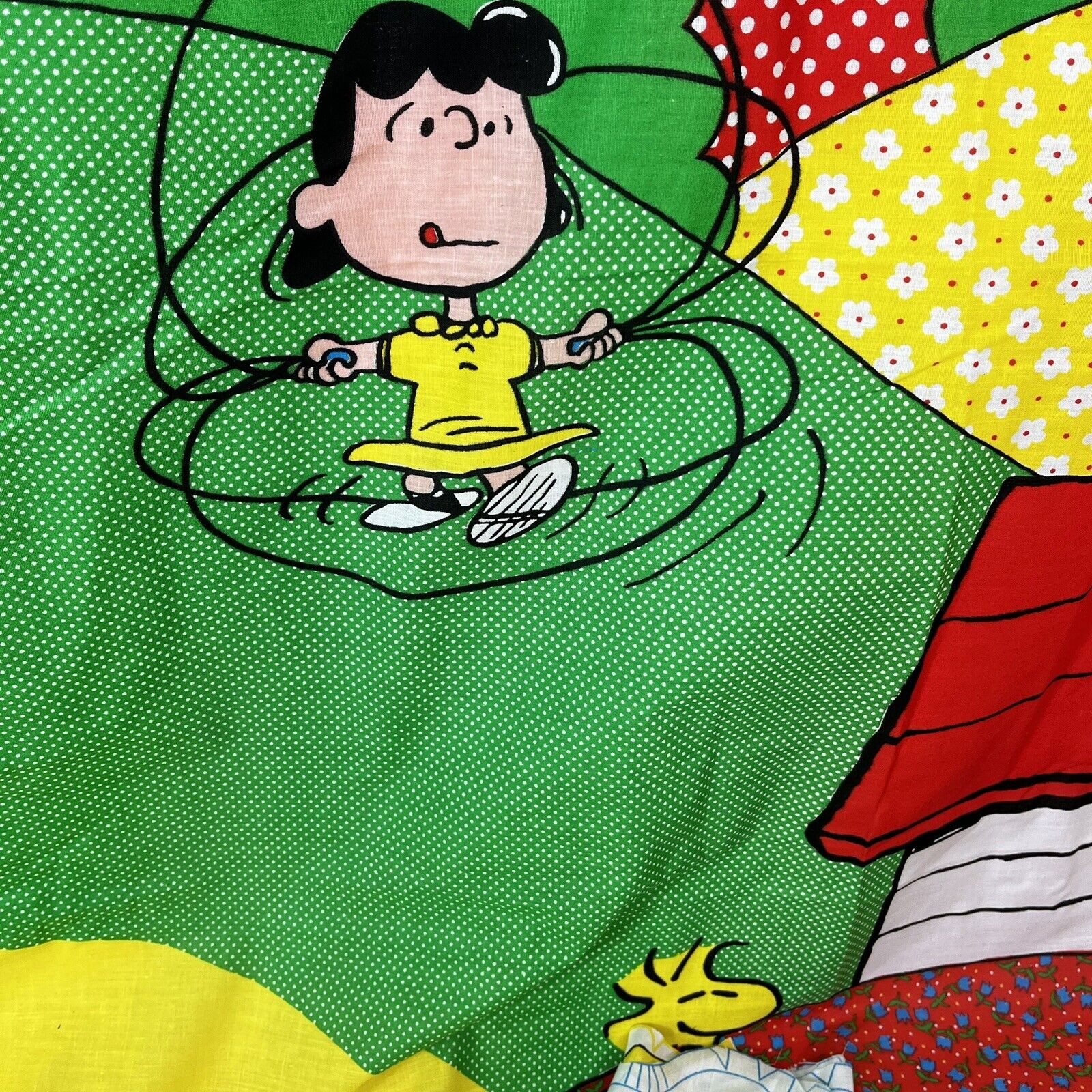 Bucilla Crib Quilt Kit PEANUTS Snoopy Charlie Brown 48826 New Old Stock Vintage