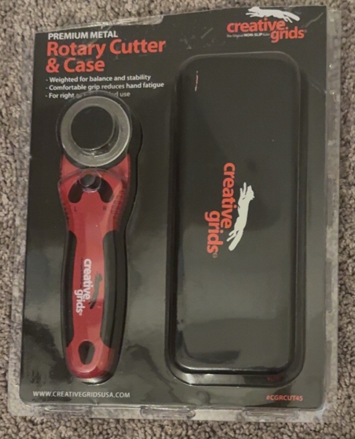 Creative Grids 45mm Rotary Cutter with Zipper Case