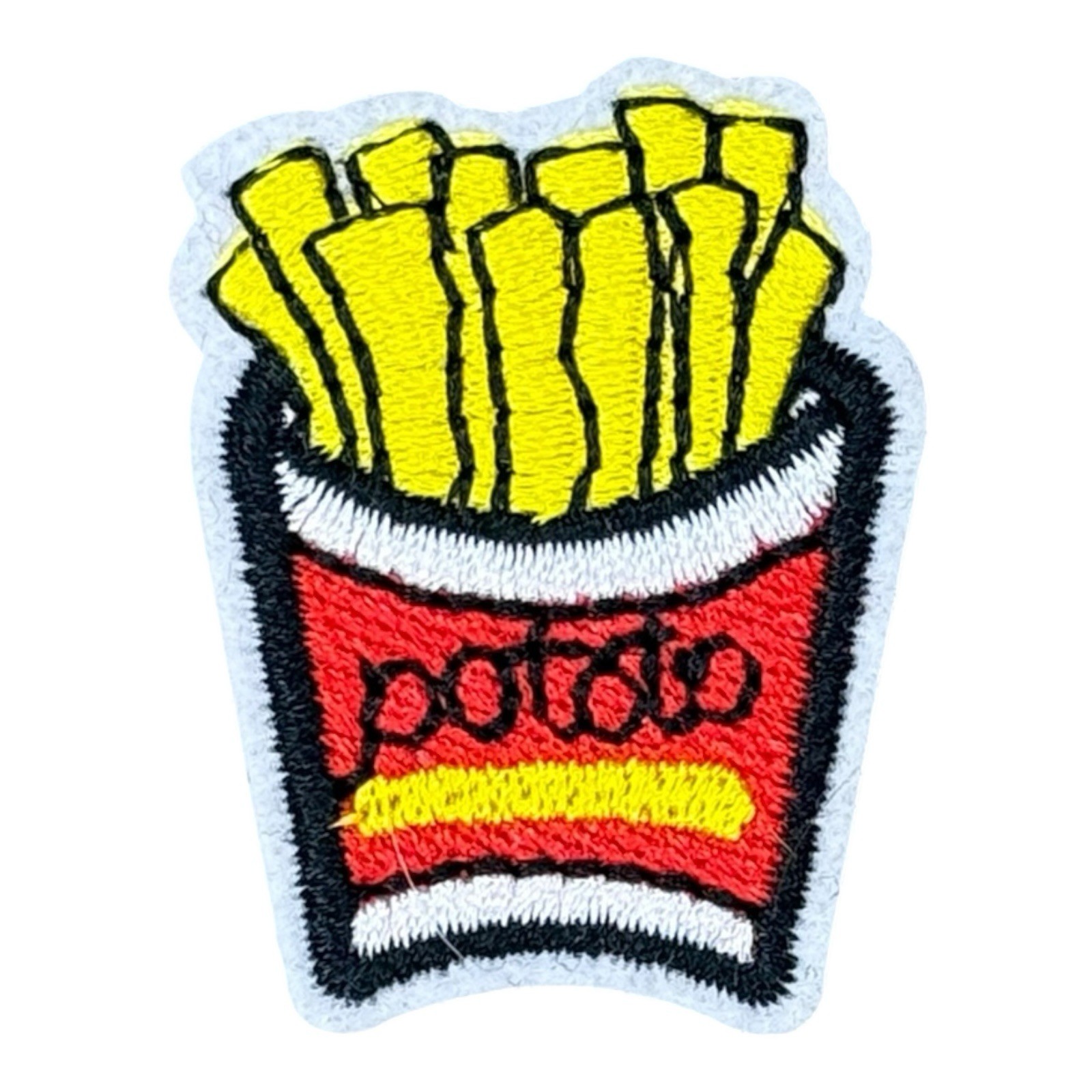 POTATO FRENCH FRIES FOOD IRON ON PATCH 1.5″ X 1.0″