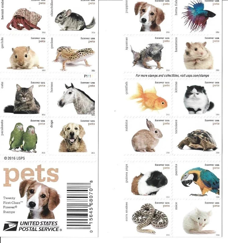 ANIMALS & NATURE – 1 sheet