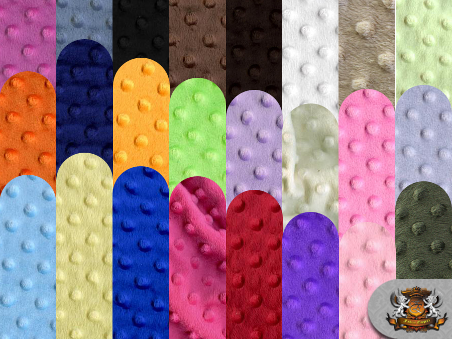 Minky Dimple Dot Fabrics / 60″ wide / Sold By the Yard Baby Blanket