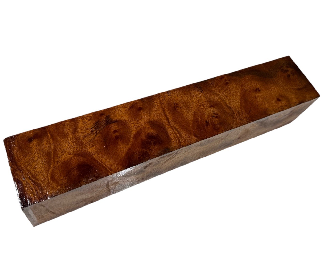 Camphor burl wood turning blank 2-15/16″ x 2-15/16” x 15″ (c36) Dried